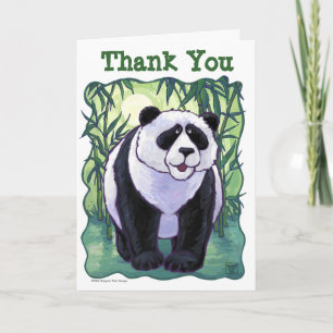 Carte De Remerciements Panda Bear Party Centre