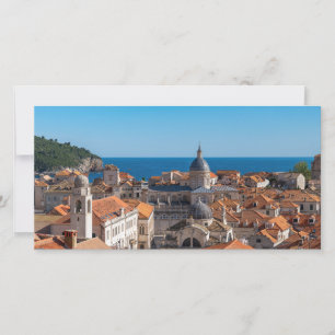 Carte De Remerciements Panorama de la ville de Dubrovnik - Croatie