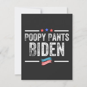 Carte De Remerciements Pantalon de la pauvreté Biden