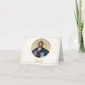 Carte De Remerciements Pantocrator Seigneur de tous Funérailles chrétienn
