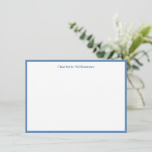 Carte De Remerciements Papier à lettres personnalisé à bordure molle