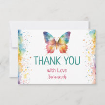 Papillon Arc-en-ciel qui Voltige 1er Anniversaire