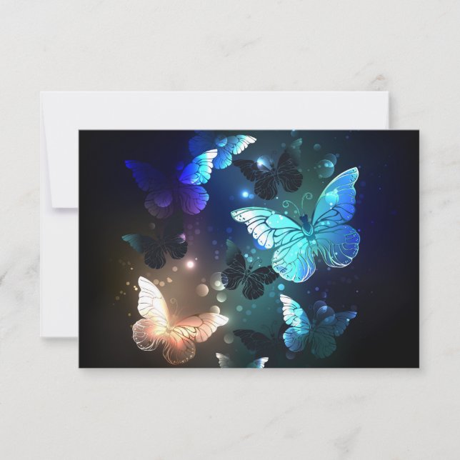 Carte De Remerciements Papillon de nuit (Devant)