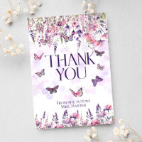 Papillons et fleurs sauvages rose violet fantaisis