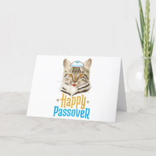 Carte De Remerciements Pâque Happy Pâque Chat Drôle Seder Juif