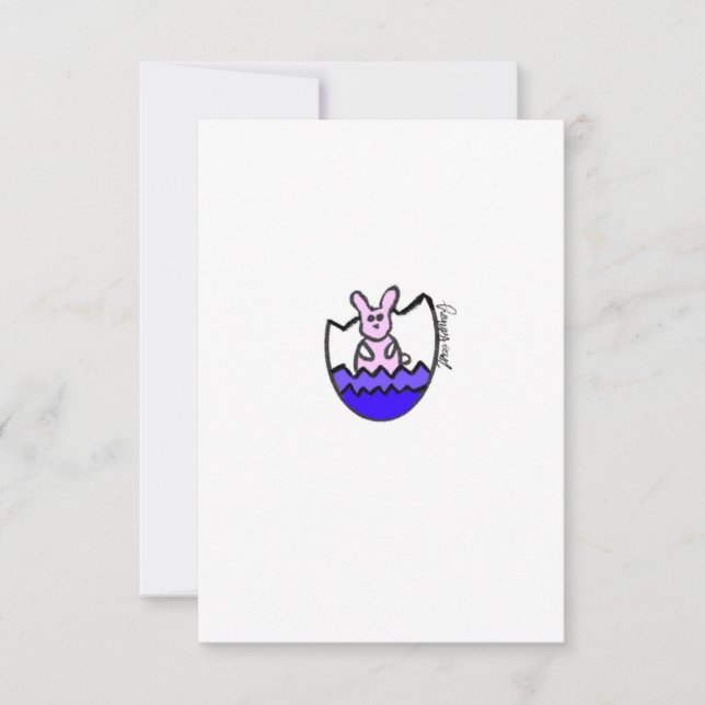 Carte De Remerciements Pâques! (Devant)