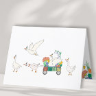 Parade d'oie stupide vide