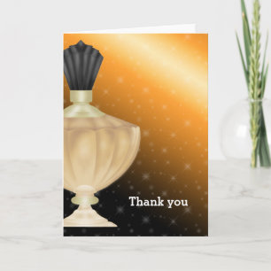 Carte De Remerciements Parfum