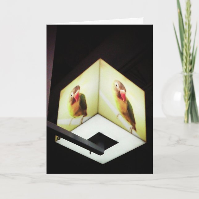 carte de remerciements "Parrot Cash Register Light (Devant)