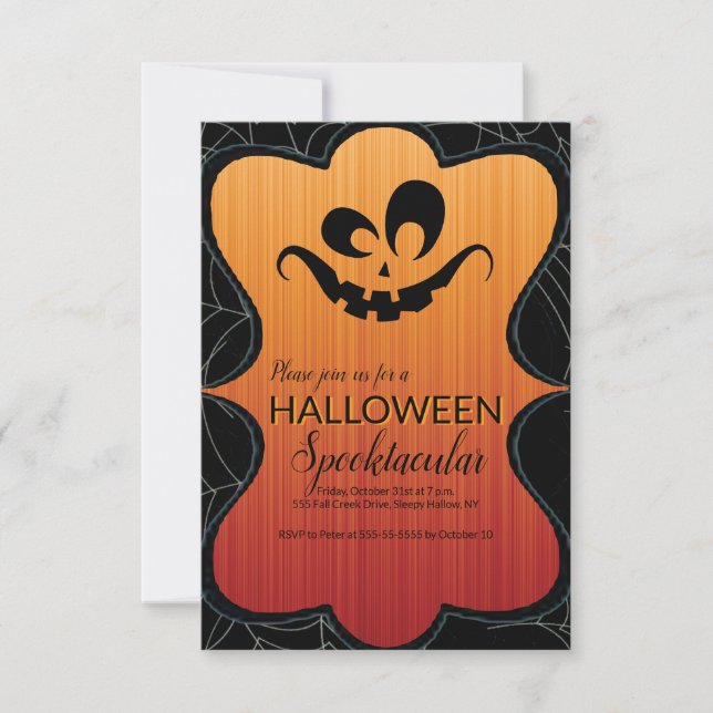 Carte De Remerciements Parti Spooktaculaire d'Halloween (Devant)