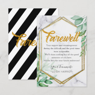 Carte De Remerciements Parties scintillant de remplissage quitter la cart