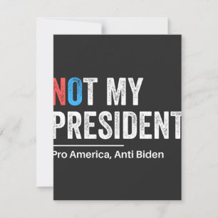 Carte De Remerciements Pas mon président