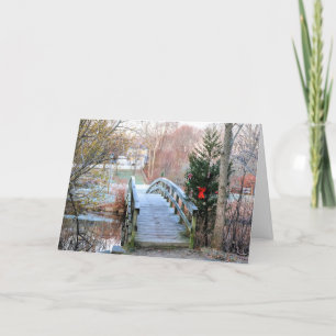 Carte De Remerciements Passerelle au-dessus de Jenney Pond 120522