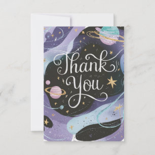 Carte De Remerciements Pastel Charming Stars Celestin