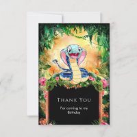Pastel Reptiles Serpent Anniversaire