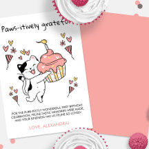 Pâtes reconnaissante Kitten 1er anniversaire