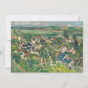 Carte De Remerciements Paul Cezanne - Auvers, Vue panoramique