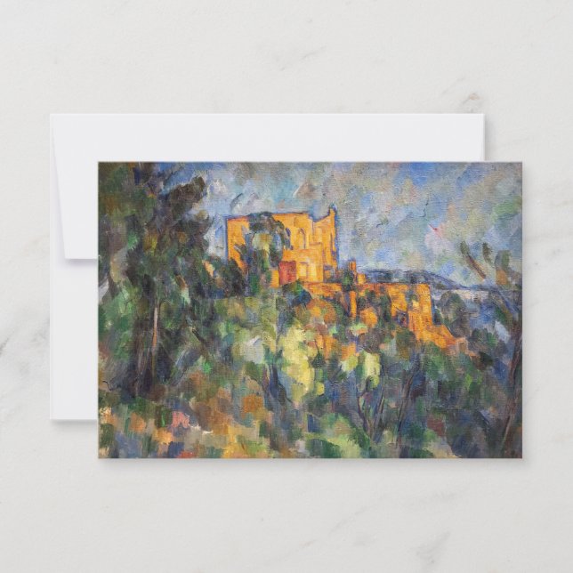 Carte De Remerciements Paul Cezanne - Château Noir (Devant)