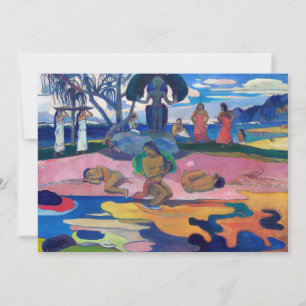 Carte De Remerciements Paul Gauguin - Jour de la déesse / Mahana no atua