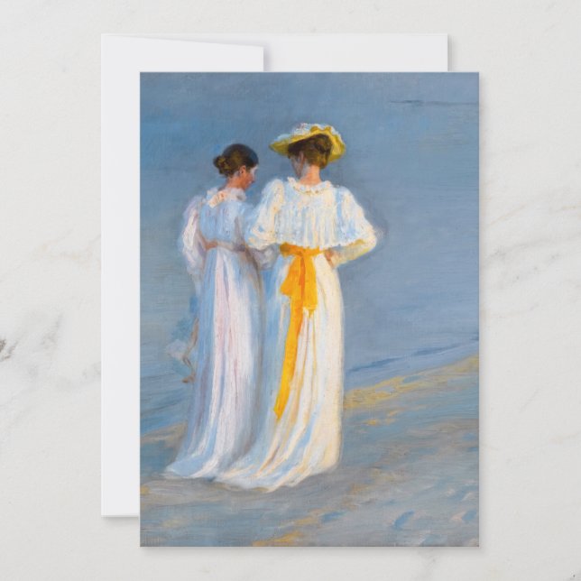Carte De Remerciements Peder Severin Kroyer - Anna Ancher & Marie Kroyer (Devant)