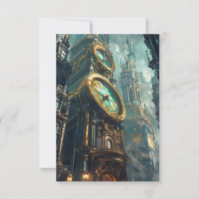 Carte De Remerciements Perdu dans le temps (Devant)