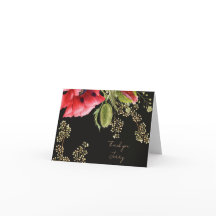 Personalized Red Poppy