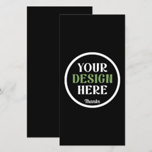 Carte De Remerciements personnalisé, unique, élégant et minimaliste hersh