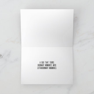 Carte De Remerciements Personnalisé vous & moi