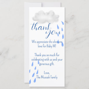 Carte de remerciements personnalisée