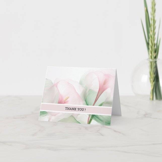 Carte de remerciements personnalisée (Devant)