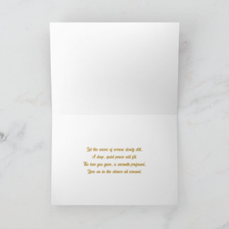 Carte De Remerciements Pet Sympathy Card Love Paw Series