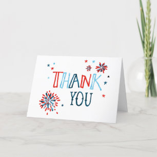 Carte De Remerciements Petit 4 juillet