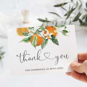 Carte de remerciements petit baby shower
