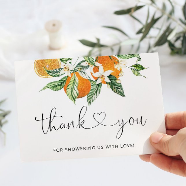 Carte de remerciements petit baby shower (Créateur téléchargé)