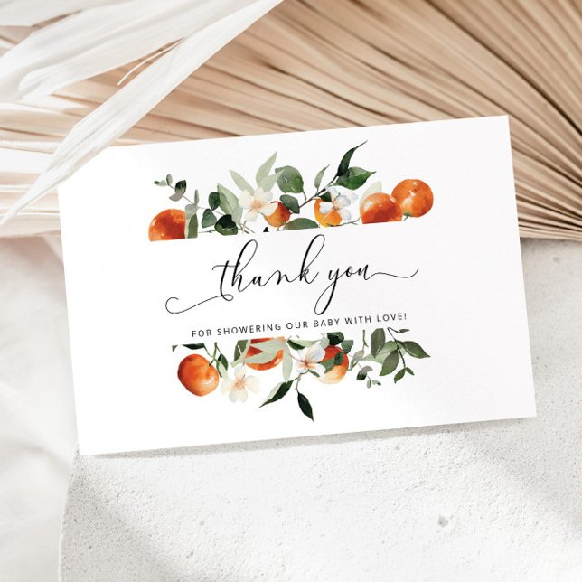 Carte de remerciements petit baby shower (Créateur téléchargé)