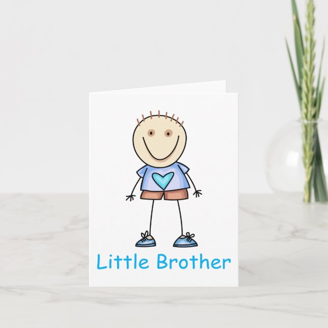 Carte De Remerciements Petit frère (Devant)