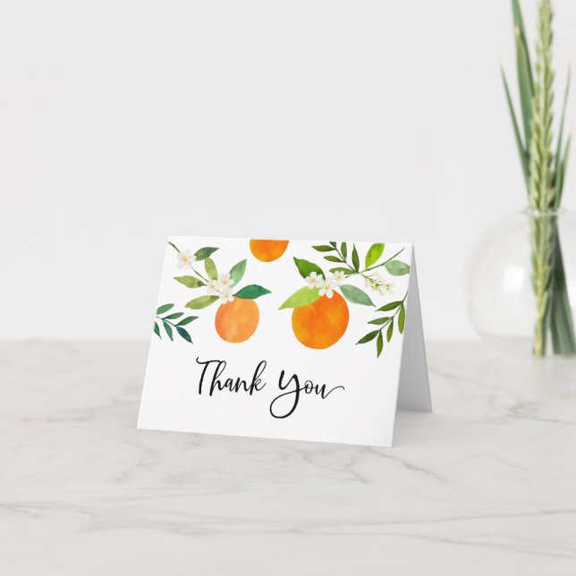 Carte De Remerciements Petite Cutie Baby shower Floral (Devant)