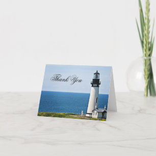 Carte de remerciements phare