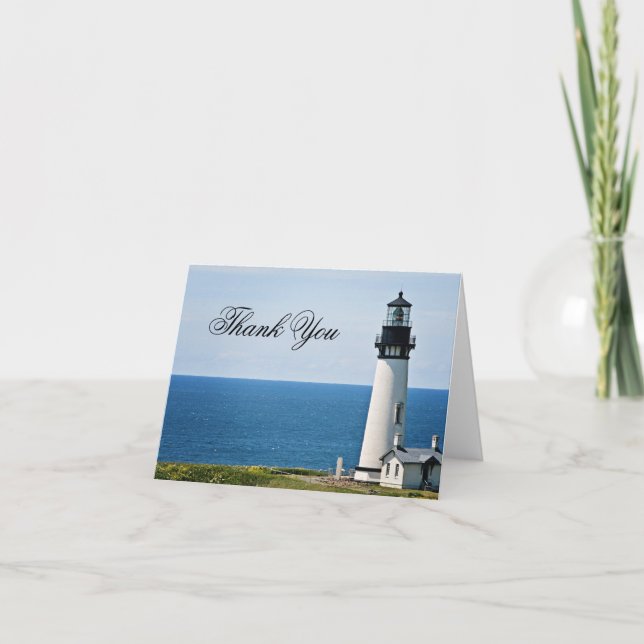 Carte de remerciements phare (Devant)