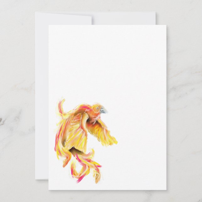Carte De Remerciements Phoenix (Devant)