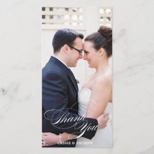 Carte de remerciements photo