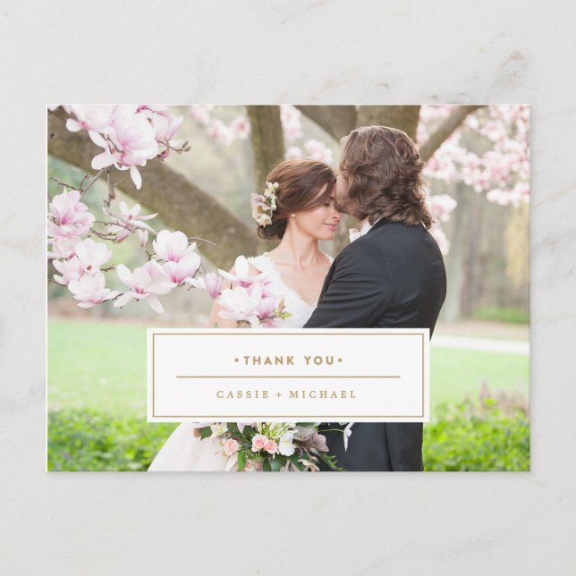 Carte de remerciements photo (Devant)