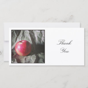 Carte De Remerciements Photo Carrée - Apple
