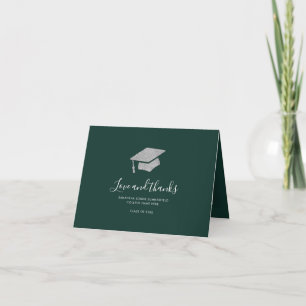Carte De Remerciements Photo de fin d'études 2025 Graduate