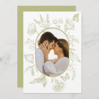 Photo de papillon floral en ligne verte