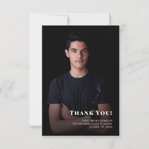 Carte De Remerciements Photo de remerciement pour la remise des diplômes