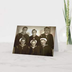 Carte De Remerciements Photo des 2ÈME GUERRE MONDIALE militaires vintages