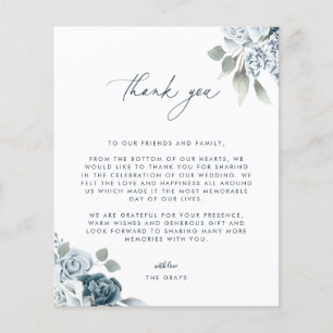 Carte de remerciements photo mariage