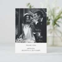 Photo minimaliste de Mariage noir blanc Art déco