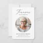 Photo moderne élégante Bereavement Sympathy Funera